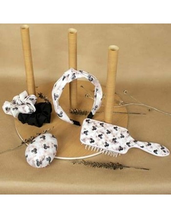 Børste til Glatning af Håret Disney   Pink Mickey Mouse 7 x 9 x 4 cm