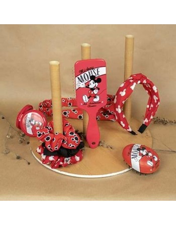 Cepillo Desenredante Disney   Rojo Mickey Mouse 7 x 9 x 4 cm