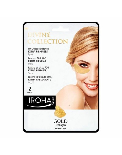 Patch for the Eye Area Gold Iroha Gold (2 uds) 2 Pieces
