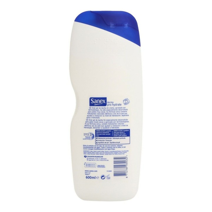 Blødgørende shower gel Sanex 600 ml