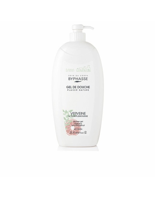 Gel de douche Byphasse   Verveine Pamplemousse 2 L