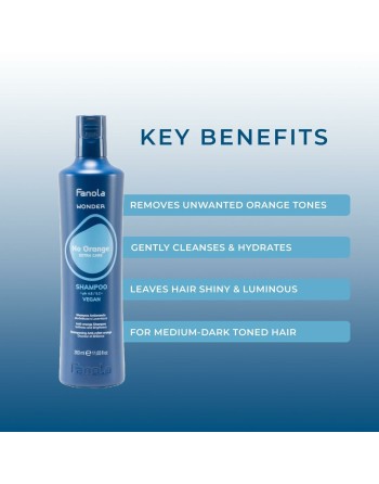 Champú Neutralizador del Color Fanola NO ORANGE 350 ml