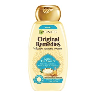 Shampoo Nutriente Elixir De Argán Original Remedies Fructis (300 ml)