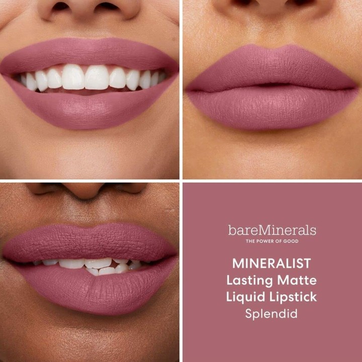 Flydende læbestift bareMinerals Mineralist Splendid 4 ml
