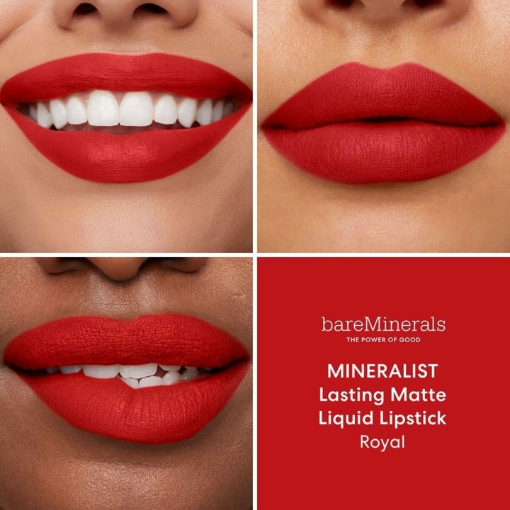 Flydende læbestift bareMinerals Mineralist Royal 4 ml