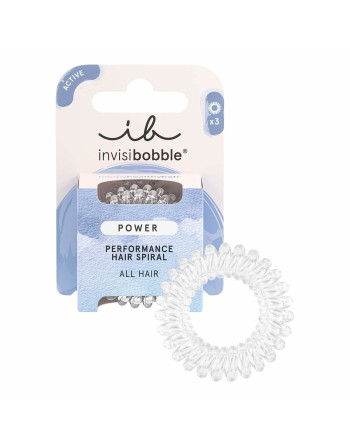 Elastici per Capelli Invisibobble   Trasparente (3 Unità)