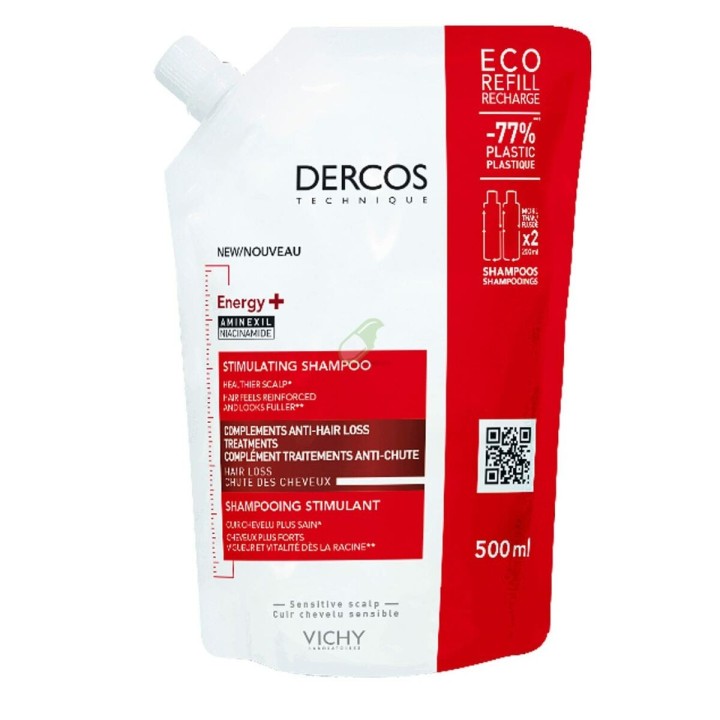 Champú Anticaída Vichy Dercos Energy+ Recarga 500 ml