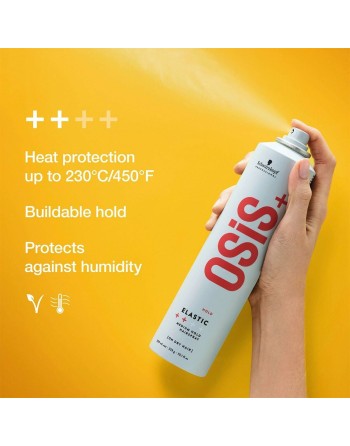 Medium Hold Spray Schwarzkopf Osis+ Elastic 500 ml