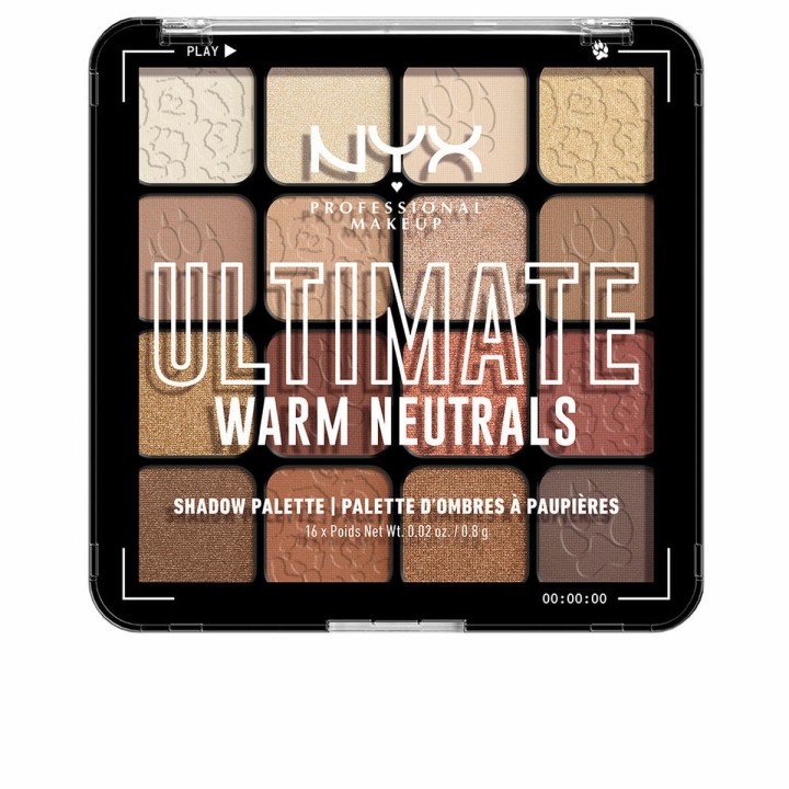 Øjenskygge Palet NYX Ultimate Warm neutrals 16 x 0,83 g