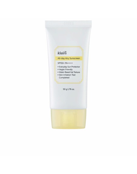 Écran solaire visage Klairs All-Day Airy SPF 50+ 50 g