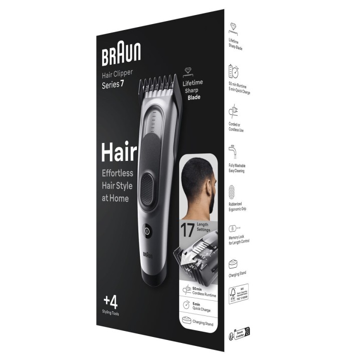 Hårtrimmer/Shaver Braun HC7390