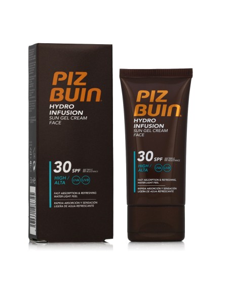 Solcreme til ansigtet Piz Buin Hydro Infusion Spf 30 50 ml