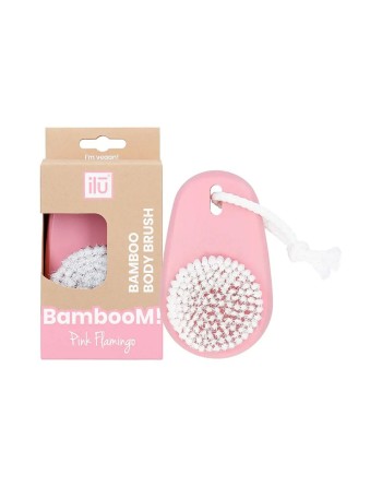 Spazzola Detergente ed Esfoliante Ilū BambooM! Rosa