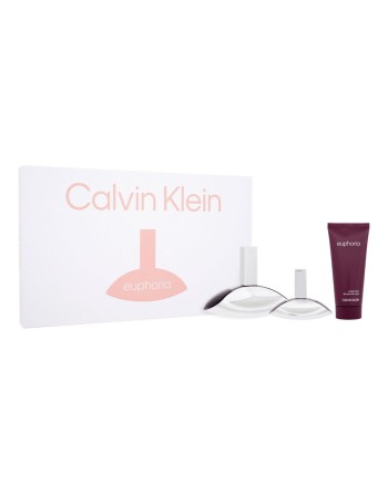 Women's Perfume Set Calvin Klein Euphoria EDP Euphoria 3 Pieces