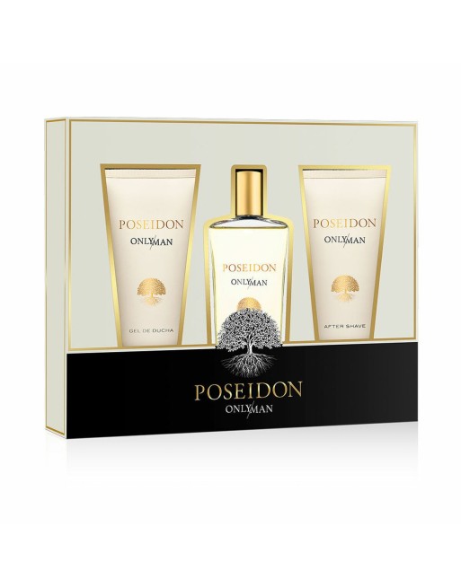 Set mit Herrenparfüm Poseidon POSEIDON ONLY MAN EDT 3 Stücke