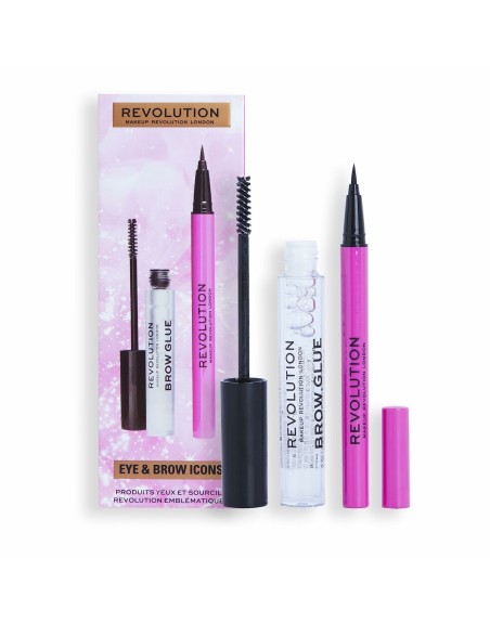 Set de Maquillage Revolution Make Up Eye & Brow Icons 2 Pièces