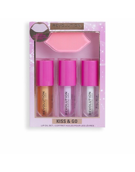 Makeup Sæt Revolution Make Up Kiss & Go 4 Dele