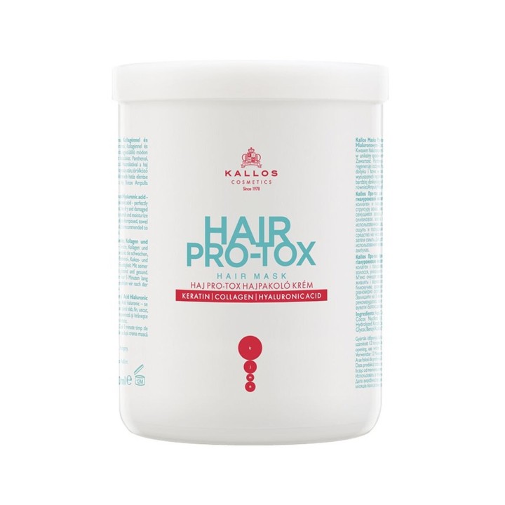 Reparerende hårmaske Kallos Cosmetics Hair Pro-Tox 1 L