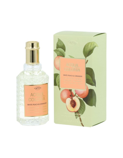 Unisex-Parfüm 4711 EDC Acqua Colonia White Peach & Coriander 50 ml