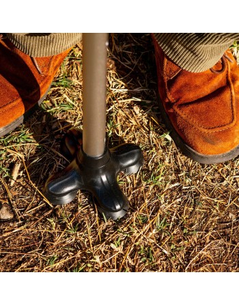 Extendable Walking Stick with LED, Alarm and Grabber Hannde InnovaGoods