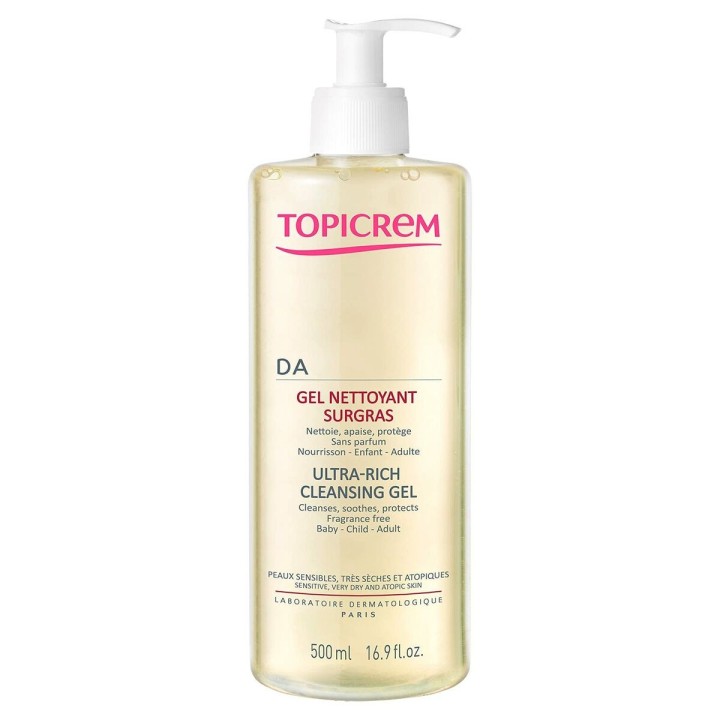 Shower gel Topicrem Da Tør hud Renser 500 ml