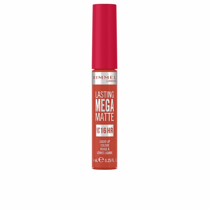 Flydende læbestift Rimmel London Lasting Mega Matte Nº 920 Scarlet Flames 7,4 ml