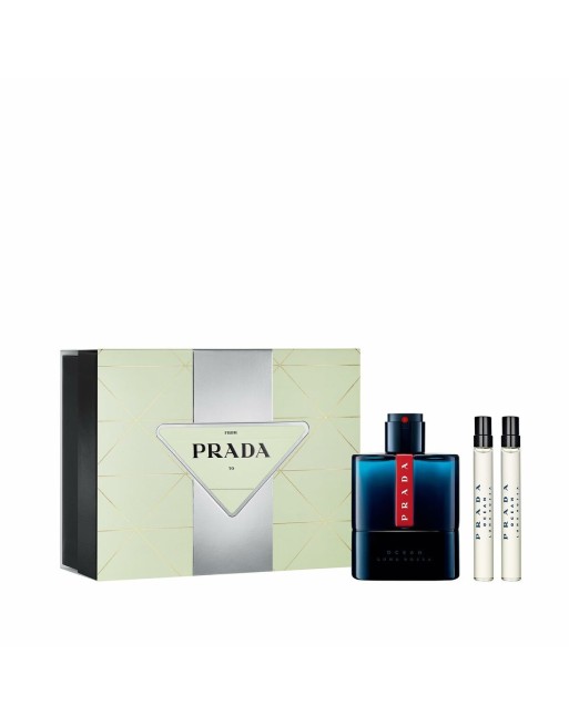 Set mit Herrenparfüm Prada EDT Luna Rossa Ocean 3 Stücke