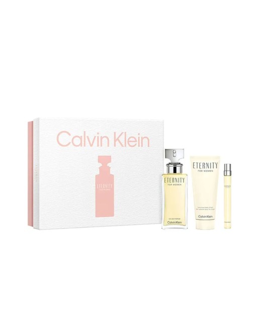 Set mit Damenparfüm Calvin Klein Eternity EDP 3 Stücke