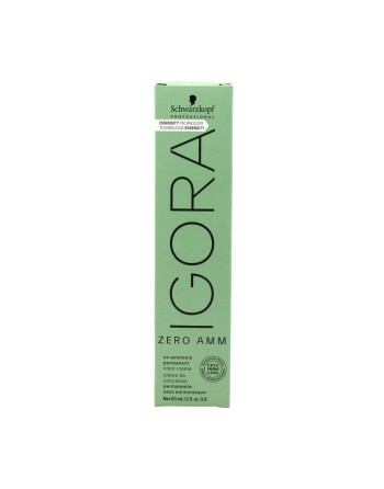 Permanent Dye Schwarzkopf Igora Zero Amm Light Brown nº 5-88 Intense Ruby 60 ml