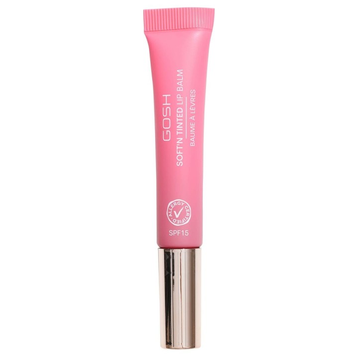 Læbepomade med farve Gosh Copenhagen Soft'N Tinted Nº 005 Pink rose 8 ml