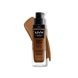 Cremet Make Up Foundation NYX Can't Stop Won't Stop Warm mahogany 30 ml