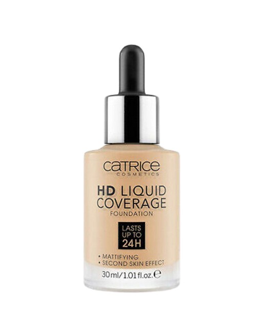 Base de Maquillaje Fluida Catrice HD Liquid Coverage Nº 032 Nude beige 30 ml