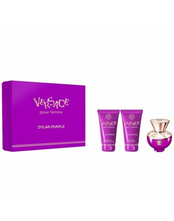Parfume sæt til kvinder Versace Pour Femme Dylan Purple 3 Dele