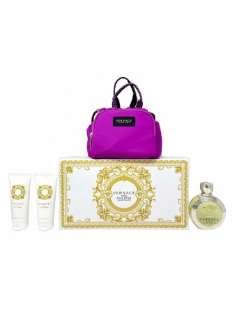 Set de Parfum Femme Versace Eros pour Femme Eau de Toilette EDT 4 Pièces
