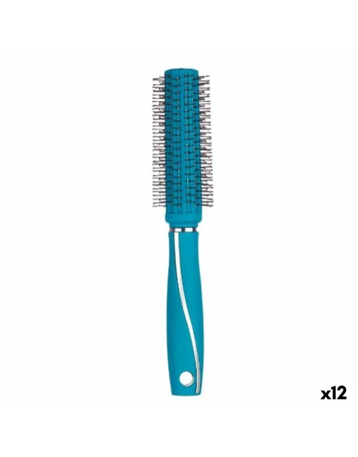 Cepillo Redondo Verde Silicona Plástico (12 Unidades)