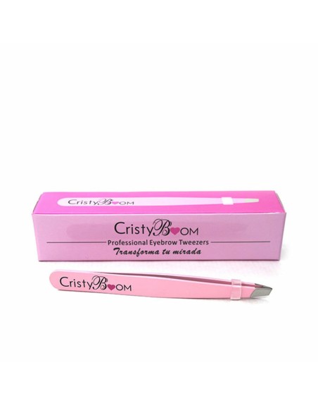 Tweezers for Plucking CristyBoom Professional Eyebrow Tweezers Pink (1 Unit)
