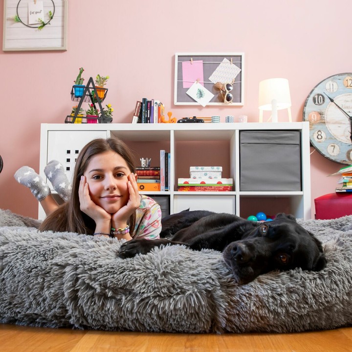 Hundeseng til mennesker  Human Dog Bed XXL InnovaGoods Grey