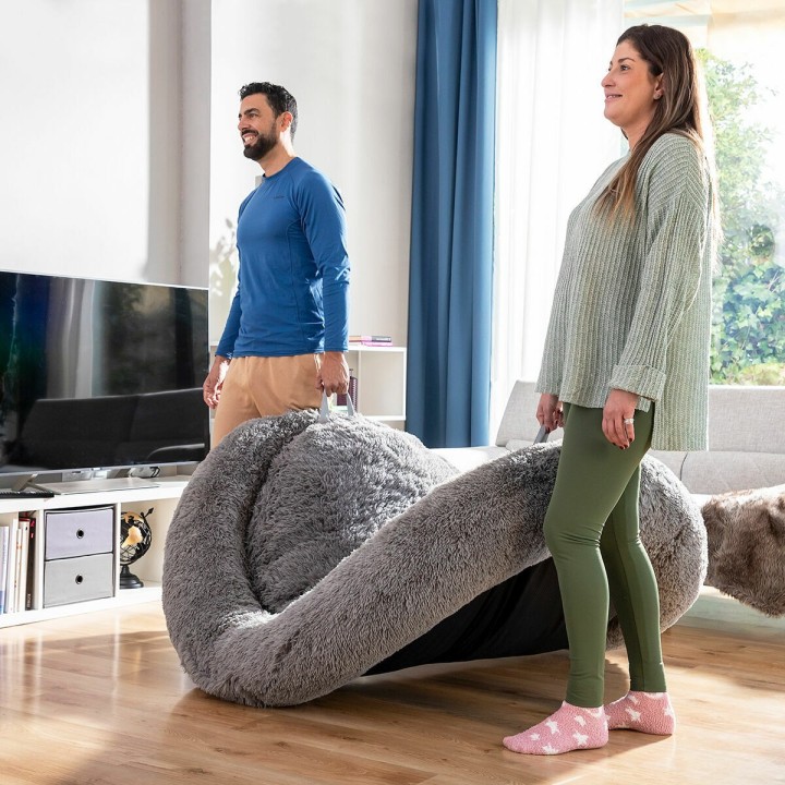 Hundeseng til mennesker  Human Dog Bed XXL InnovaGoods Grey
