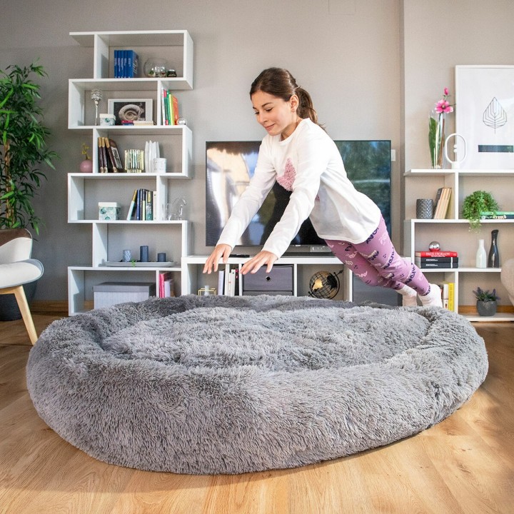 Cama de Perro para Humanos  Human Dog Bed XXL InnovaGoods Grey