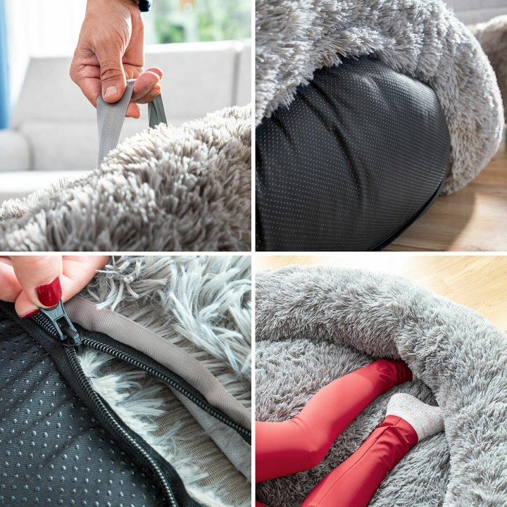 Hundeseng til mennesker  Human Dog Bed XXL InnovaGoods Grey