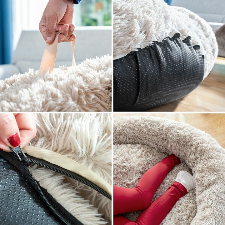 Hundeseng til mennesker  Human Dog Bed XXL InnovaGoods Beige