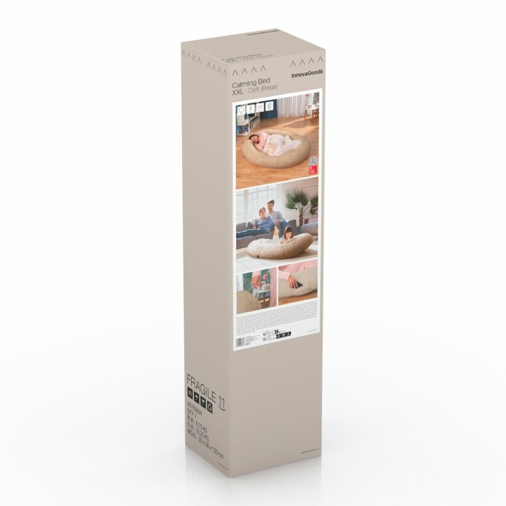 Hundeseng til mennesker  Human Dog Bed XXL InnovaGoods Beige