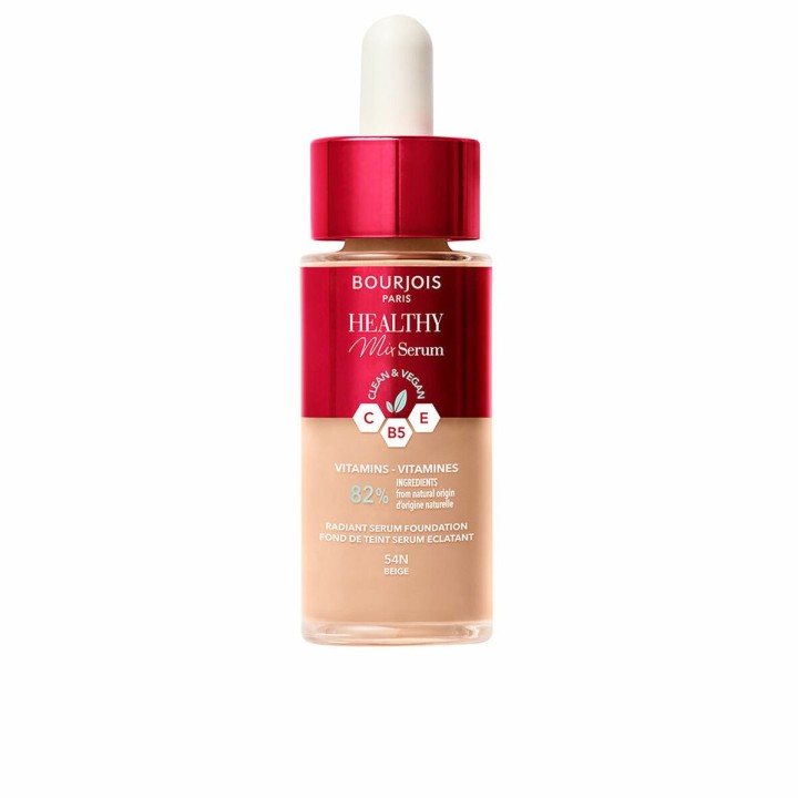 Flydende makeup foundation Bourjois Healthy Mix Serum Nº 54N Beige 30 ml