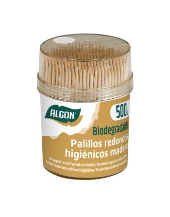 Stuzzicadenti Algon Set 500 Pezzi (24 Unità)