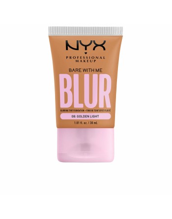 Base de maquillage liquide NYX Bare With Me Blur Nº 08 Golden light 30 ml