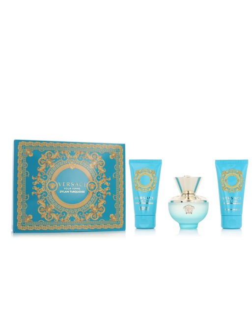 Parfume sæt til kvinder Versace EDT Dylan Turquoise 3 Dele