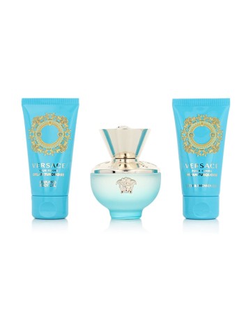 Parfume sæt til kvinder Versace EDT Dylan Turquoise 3 Dele