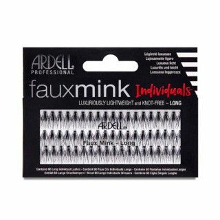 Sæt med falske øjenvipper Ardell Faux Mink Long Individuel 60 Dele