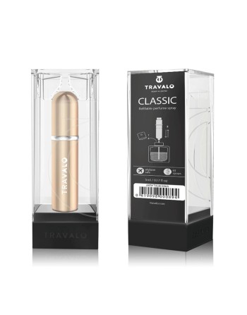 Rechargeable atomiser Classic HD Travalo 5 ml Golden