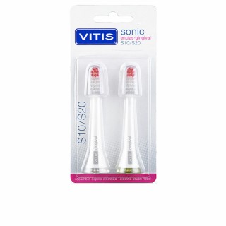 Rechange brosse à dents électrique Vitis Sonic S10/S20 Gingival 2 Unités